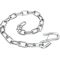 Trailer Safety Chain, Heavy Duty 3500lbs Safety Chains with Double Spring Clip S Hooks Towing Wire Ropes for Trailer RV