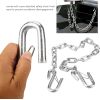 Safety Chains Hook Trailer Trailer Safety Chain 3500lbs Towing Wire Ropes with Double Spring Clip Hooks for Trailer RV