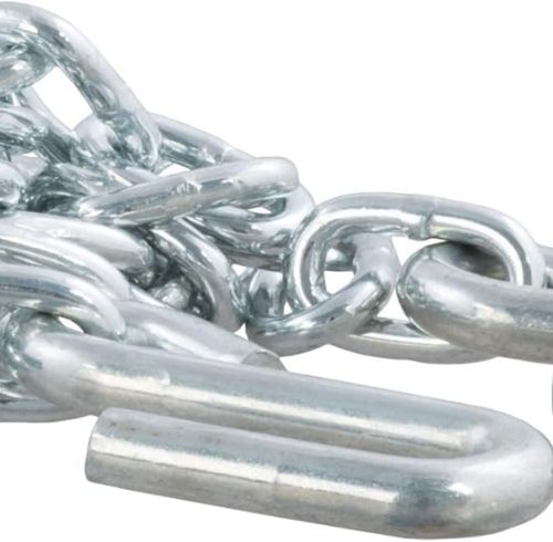 Safety Chains Hook Trailer Trailer Safety Chain 3500lbs Towing Wire Ropes with Double Spring Clip Hooks for Trailer RV