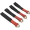 4 Pack of 36 HD Axle Straps Race Car Hauler Tow Truck Wrecker Wheel Tie Down Strap with D-Ring Nylon Sliding Sleeve Tie Down Race Car Hauler Tow Truck Off Road