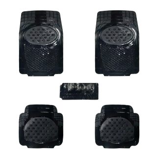 ATCM-3314 Waterproof Dustproof Universal Fit in All Cars Set of 5 Piece PVC  Floor Foot Mats