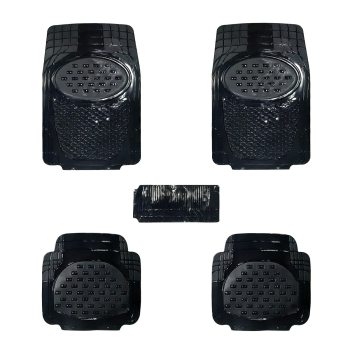 ATCM-3314 Waterproof Dustproof Universal Fit in All Cars Set of 5 Piece PVC  Floor Foot Mats