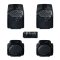 ATCM-3314 Waterproof Dustproof Universal Fit in All Cars Set of 5 Piece PVC  Floor Foot Mats