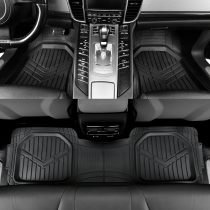 ATCM-3316 All-Weather Set 5 piece with Cargo Liner  PVC Floor Mats