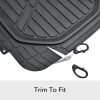 ATCM-3316 All-Weather Set 5 piece with Cargo Liner  PVC Floor Mats