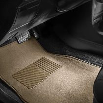 ATCM-5272 Beige/Black Waterproof Car Floor Mat 4 Piece Set All  Weather Carpet Car Mat