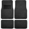ATCM-5272 Beige/Black Waterproof Car Floor Mat 4 Piece Set All  Weather Carpet Car Mat