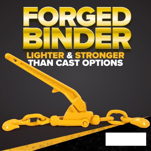 Load Binders for 5/16 Inch and 3/8 Inch Grade 70 Chain  6600 LBS Working Load Limit, (4-Pack) Recoilless Lever-Style Chain Binder, Hinged Lever Design Reduces Chances of Recoil