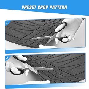 ATCM-6106 Rubber Cargo Mats Universal Trim All Weather Protection Heavy Duty Cargo Liners
