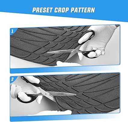 ATCM-6106 Rubber Cargo Mats Universal Trim All Weather Protection Heavy Duty Cargo Liners