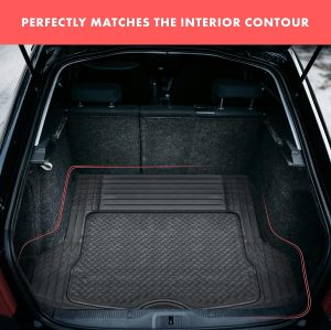 ATCM-6107 Trunk Floor Mat All Weather Trunk Protection Floor Mat Fit Car SUV Truck Auto