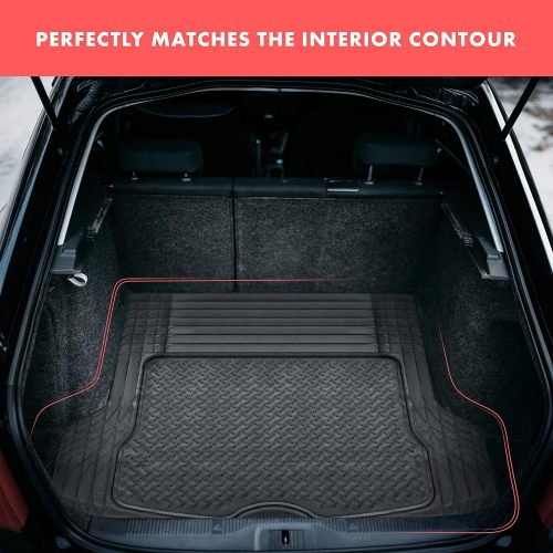 ATCM-6107 Trunk Floor Mat All Weather Trunk Protection Floor Mat Fit Car SUV Truck Auto