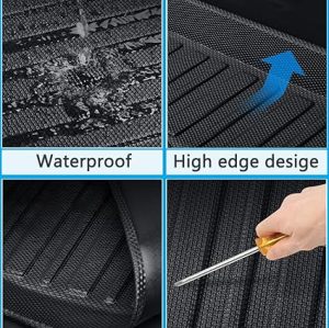 ATCM-6110 All Weather Rear Trunk Mats Protector Custom Compatible with Toyota Waterproof Durable