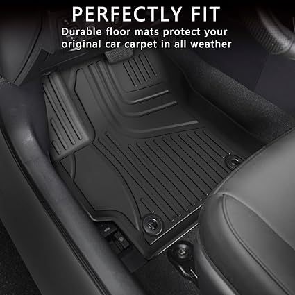 ATCM-1010  Car Floor Mats Heavy Duty TPE All Weather Automotive for Toyota Corolla Sedan 2020-2024