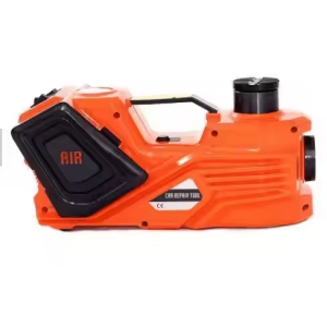 AtliFix ATEHJ-3520 12v DC Electric Hydraulic Jack and Wrench tools kit Tire Pump and LED Flashlight 2 in 1 Set Electric Car Jack