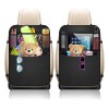 ATSB-6174 Backseat Organizer Heavy Duty Waterproof and Stain Resistant Kick Mats Back Seat Protector