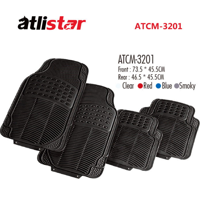 ATCM-3201 All-Weather Customized Set 4 piece PVC Car Mats