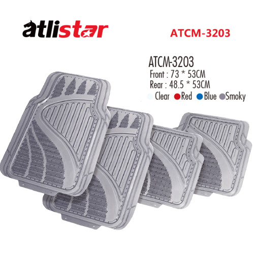 ATCM-3203 Anti-slip car mats PVC free cutting thickened Anti-slip general car mats