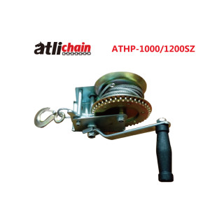 Boat Trailer Winch 1200lbs Heavy Duty Hook Ratchet Manual Hand Winch