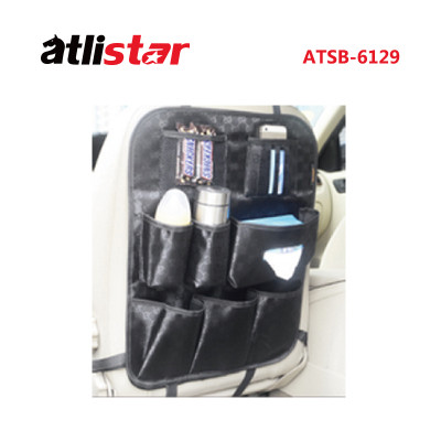 ATSB-6129 Waterproof Backseat Car Organizer bag Adjustable Car Seat Back Storage