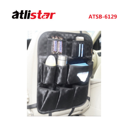 ATSB-6129 Waterproof Backseat Car Organizer bag Adjustable Car Seat Back Storage