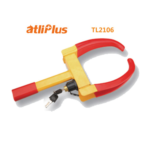 ATLI TL2106 Universal Wheel Lock Heavy Duty Security Trailer Wheel Lock Anti Theft Wheel Locks for Cars SUV Camper Motorcycle Trailer