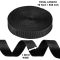 Strap Webbing- 10 Yard Lawn Chair Webbing 1 Inch Replacement Kit Strapping Camping Gear Tool Black Belt for Men Women Gifts Heavy Duty Climbing Hair Webbing Straps for Bags Replacement