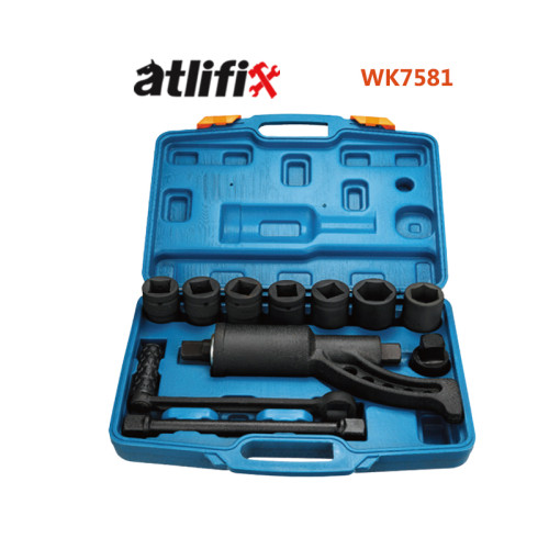 AtliFix WK7581 5000N.M 1:58 heavy duty labor saving lug nut wrench heavy duty torque wrench wheel nut wrench truck torque multiplier