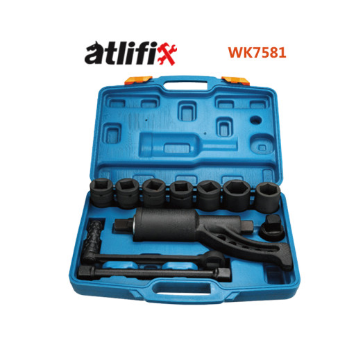 AtliFix WK7581  5000N.M1:58 heavy duty labor saving lug nut wrench heavy duty torque wrench wheel nut wrench truck torque multiplier