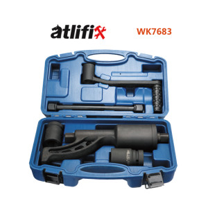 ATLI WK7683 High quality Hand Tool Sets Auto Repair Torque Wrench 6800N.M socket wrench set with Labor Saving Wrench