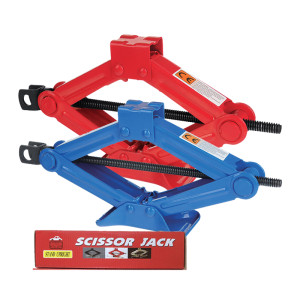ATLIFIX HSJ-1021 Professional Scissor Jack with Iron Handle RV Trailer Stabilizer Leveling Jack Car Trunk(1T)