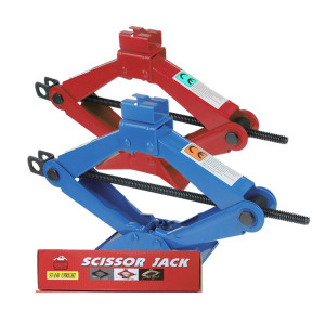 ATLIFIX HSJ-1022 Professional Scissor Jack with Iron Handle RV Trailer Stabilizer Leveling Jack Car Trunk(1T)