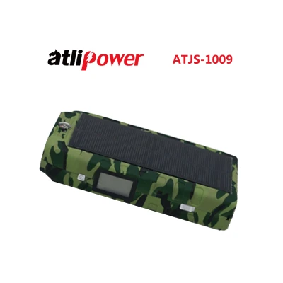 ATLIPOWER ATJS-1009 High quality Solar Power Bank small auto battery booster best power bank 12000mah jump start