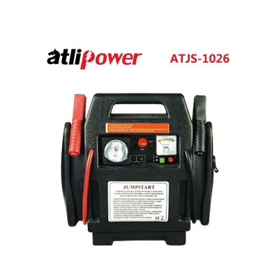 ATLIPOWER ATJS-1026 3 IN 1 Jump Starter,Auto Battery Booster With LED Work Light and Air Compressor