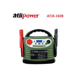 ATLIPOWER ATJS-1028 3 IN 1 Jump Starter/Air Compressor/LED Work Light,Auto Battery Booster