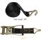2 Pack 2 Inch Ratchet Straps Heavy Duty 20ft Tie Down Straps Ratchet with Double J Hook, 8000 LBS Break Strength, Cargo Ratchet Straps for Moving, Truck, Trailers, Motorcycles, Kayaks, Car Roof