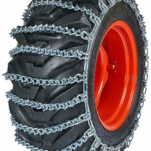 29s 2 link spacing Grader & Equipment Tire Chains with V-Bar