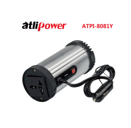 ATLIPOWER ATPI-8081Y Modified Sine Wave Power Inverter 150W with Peak Power 300W with DC5 V(0.5A,1A,2A) USB Output