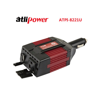 ATLIPOWER Modified Sine Wave Power Inverter,DC 12V DC 24V to AC100V-120V with DC5 V(0.5A,1A,2A) USB Output