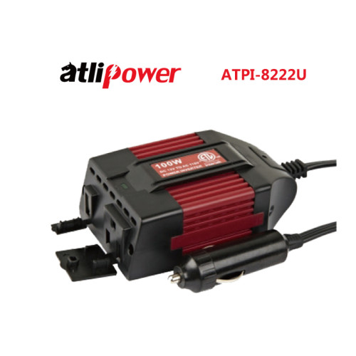 ATLIPOWER Modified Sine Wave Power Inverter,DC 12V DC 24V to AC100V-120V with DC5 V(0.5A,1A,2A) USB Output