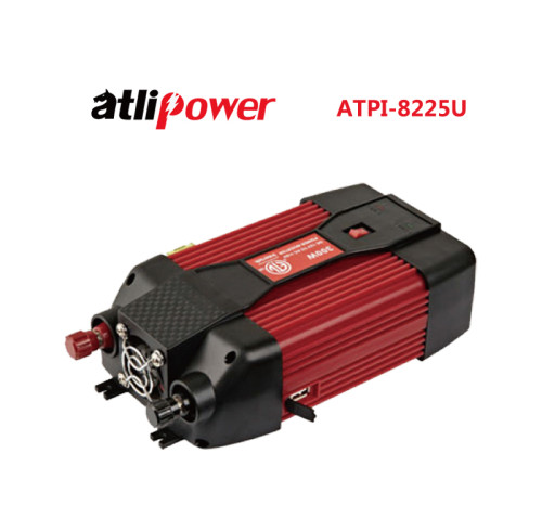 ATLIPOWER ATPI-8225U Modified Sine Wave Power Inverter 300W with Peak Power 600W with DC5 V(0.5A,1A,2A) USB Output