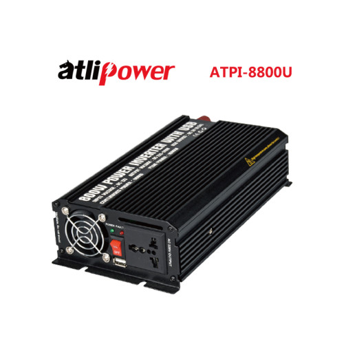 ATLIPOWER ATPI-8800U Modified sine wave Power Inverter 800W to 1500W with Dual sockets Output