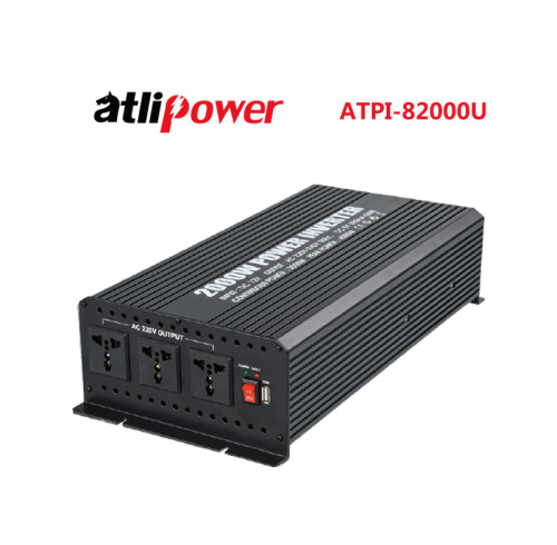 ATLIPOWER Modified Sine Wave Power Inverter with 3 Outlet Car Inverter