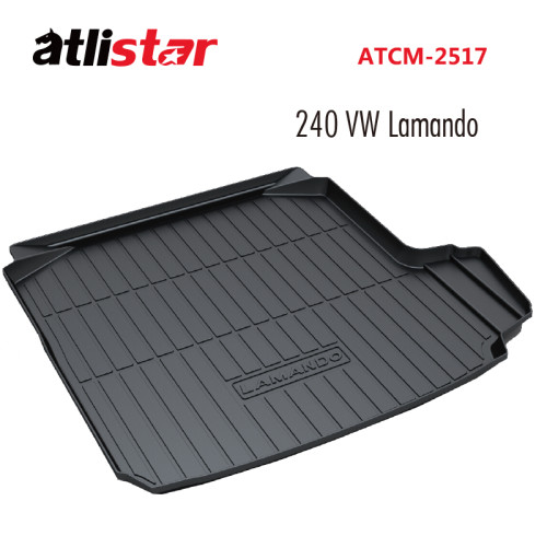 ATCM-2517 Trunk Mat Cargo Liner All Weather TPE Mat Rear Trunk Mat