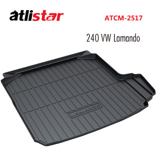 ATCM-2517 Trunk Mat Cargo Liner All Weather TPE Mat Rear Trunk Mat