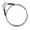 Single Leg Wire Rope Sling 1.6t/3500Lbs Rated Load 8.2 Feet Length, 1/2