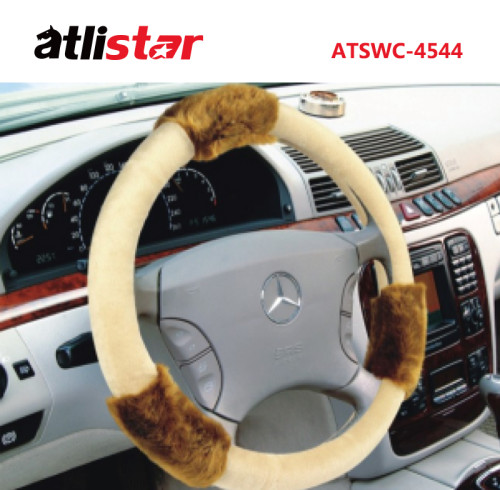ATSWC-4544 Universal Car Steering Wheel Cover Protector Anti-Slip Universal Size Steering Wheel Cover