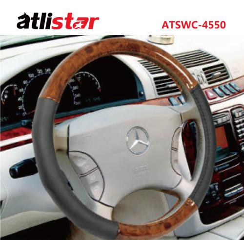 ATSWC-4550 New Car Accessories Anti-Slip and Comfortable Sports Leather steering wheel cover