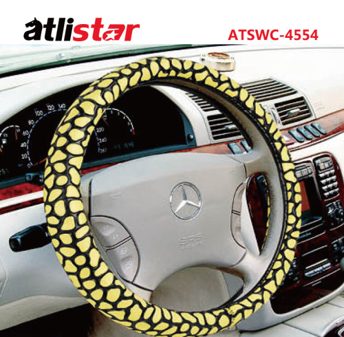 ATSWC-4554  Top Quality Luxury Car Interior Accessories Anti-slip Steering Wheel Cover