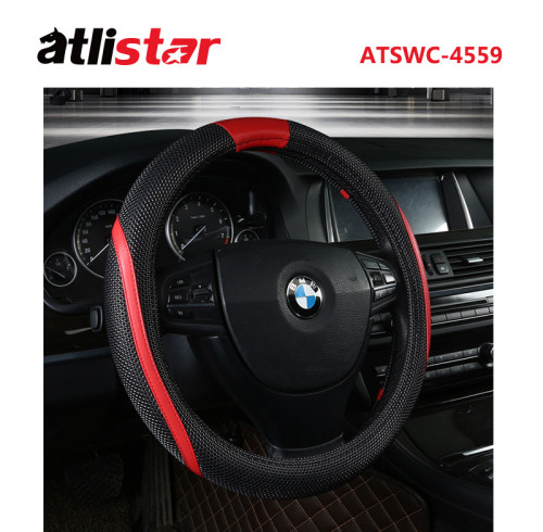 ATSWC-4556 Universal Auto Car Non-Slip Steering Wheel Wrap Cover